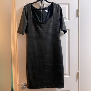 Bisou Bisou black and gold bodycon dress